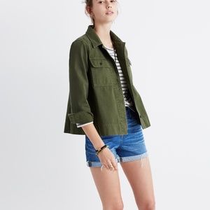 Madewell Northward Cropped Army Jacket